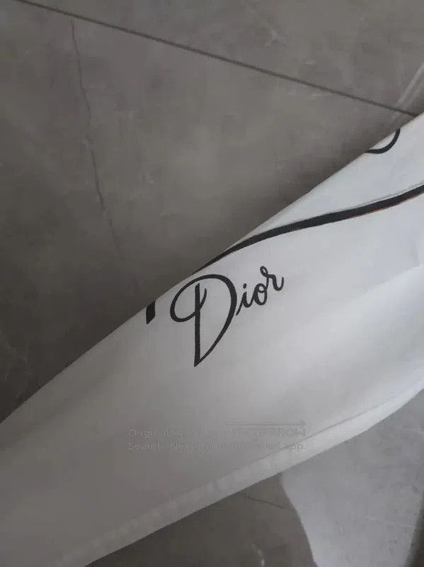 Dior Dior White Cotton Long Sleeve Dress . Size S / US 4 / IT 40 - 4 Thumbnail