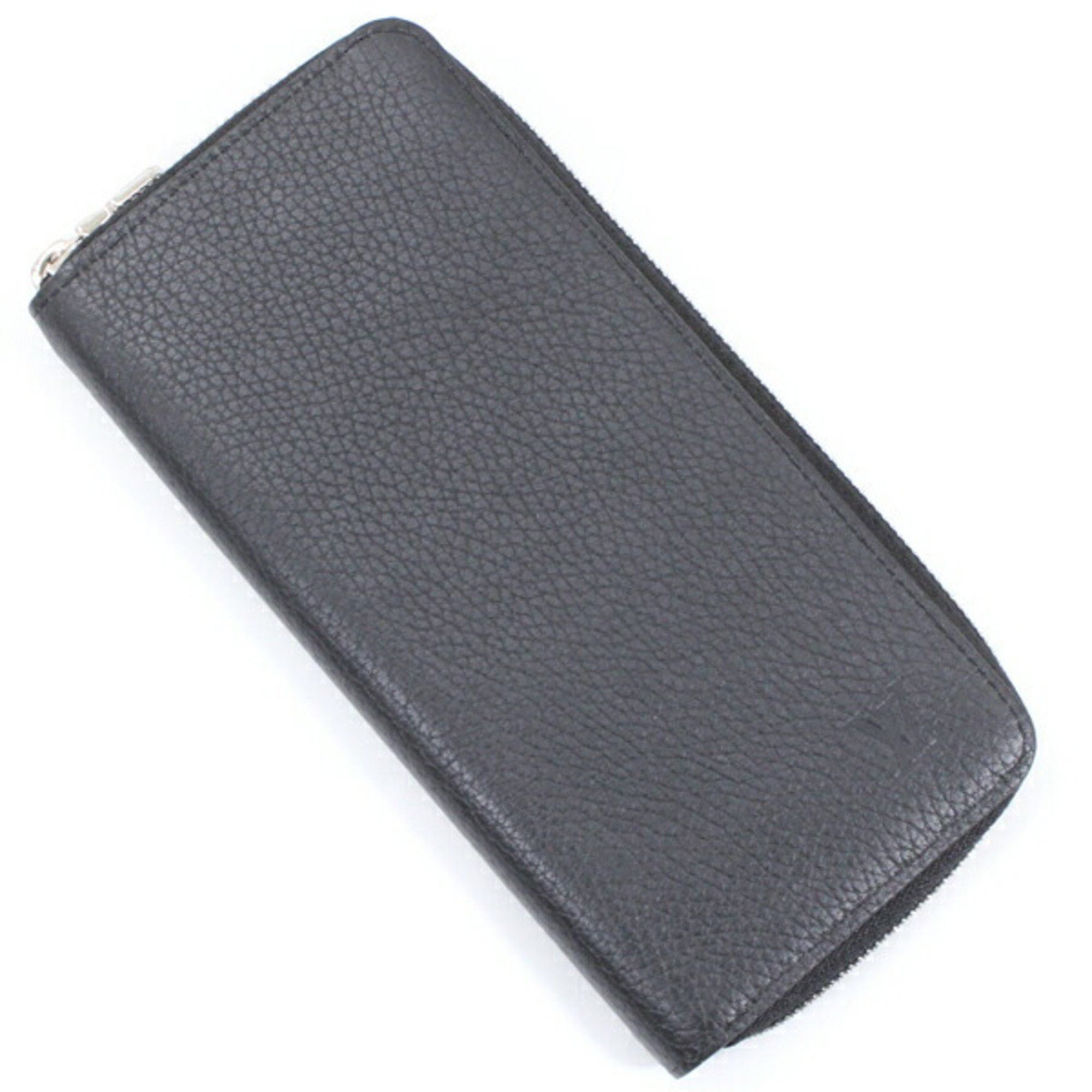 Louis Vuitton Louis Vuitton Long Wallet Zipper Vertical Leather Men's Black Round M58412 Zip LOUIS VUITTON T5601 Size ONE SIZE - 1 Thumbnail