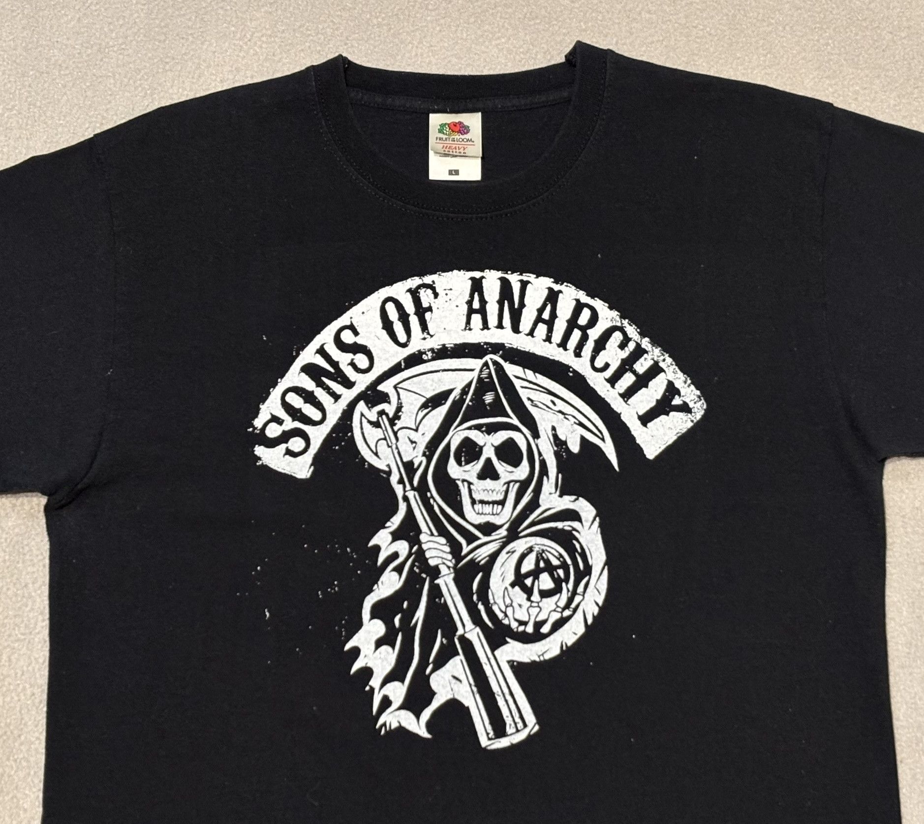 Fruit Of The Loom T-Shirt Sons of Anarchy 2008 Fruit of the Loom size L Size US L / EU 52-54 / 3 - 7 Thumbnail