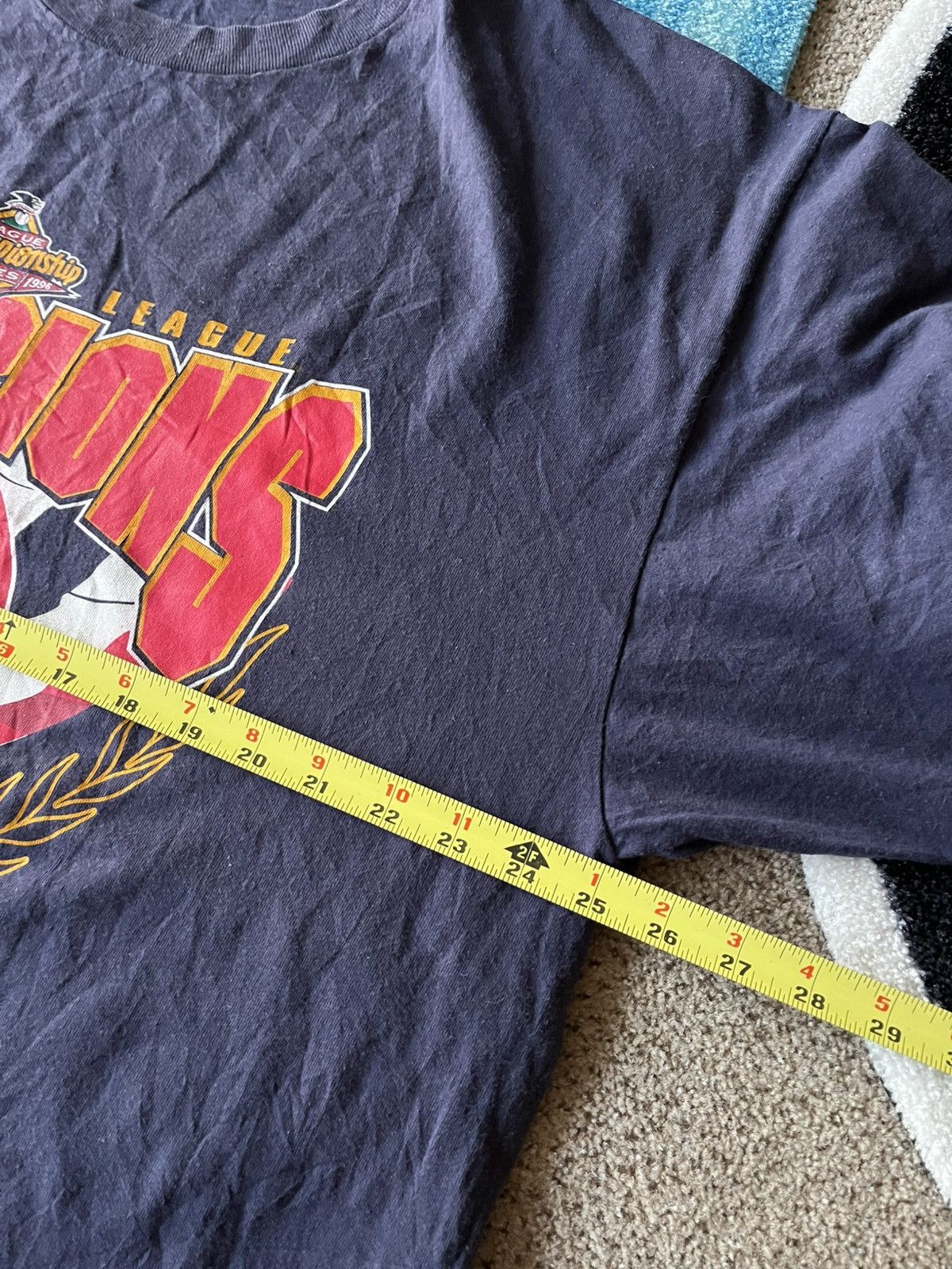 Lee Vintage 1996 New York Yankees NYY Champions Tee 90s XXL Size US XXL / EU 58 / 5 - 8 Thumbnail