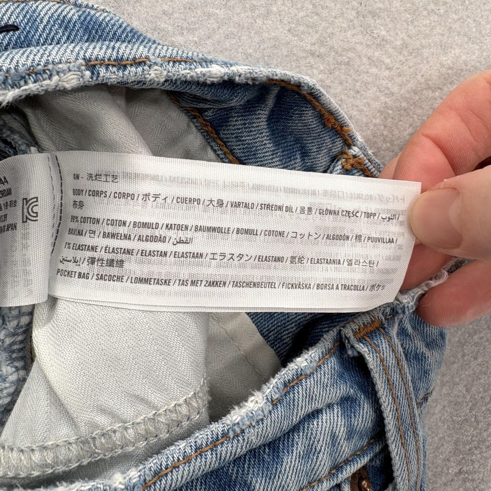 Abercrombie & Fitch Abercrombie & Fitch Jeans Womens 90s High Rise Curve Love 24/00S Blue Size 24" / US 00 / IT 34 - 5 Thumbnail