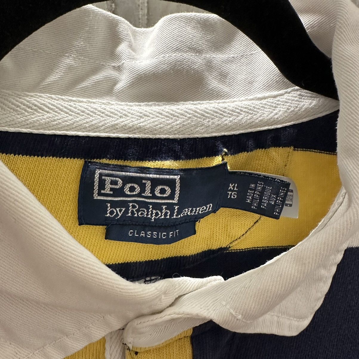Polo Ralph Lauren Vintage Ralph Lauren Patchwork Striped Polo Summer Classic Size US XL / EU 56 / 4 - 3 Thumbnail