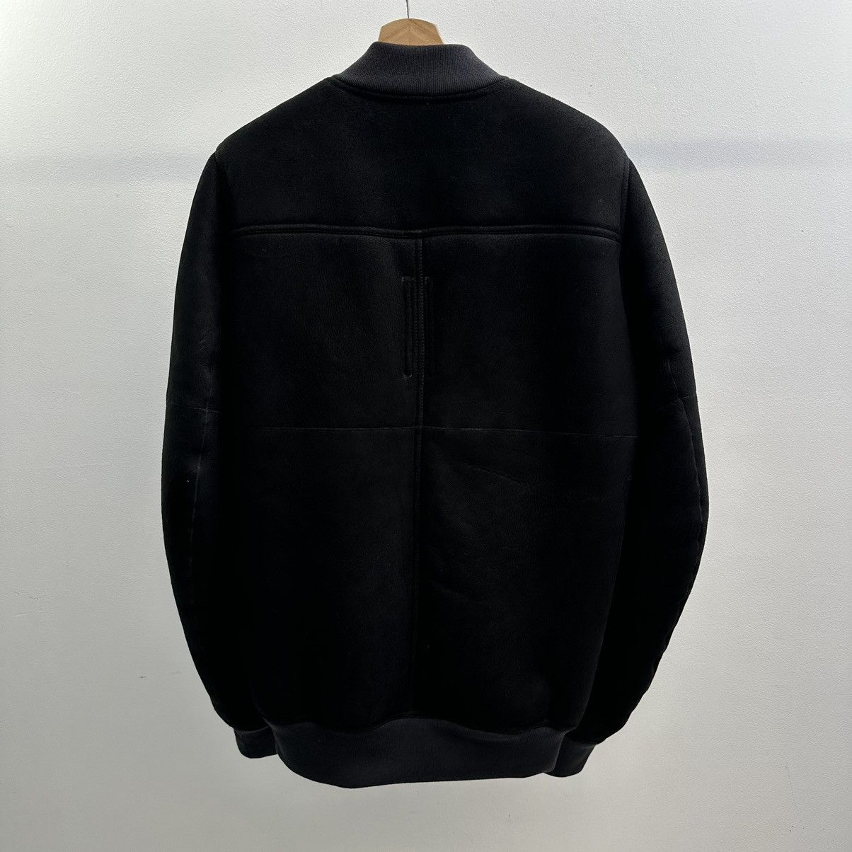 Rick Owens Rick Owens Suede Shearling Lined Bomber Jacket Size US L / EU 52-54 / 3 - 3 Thumbnail