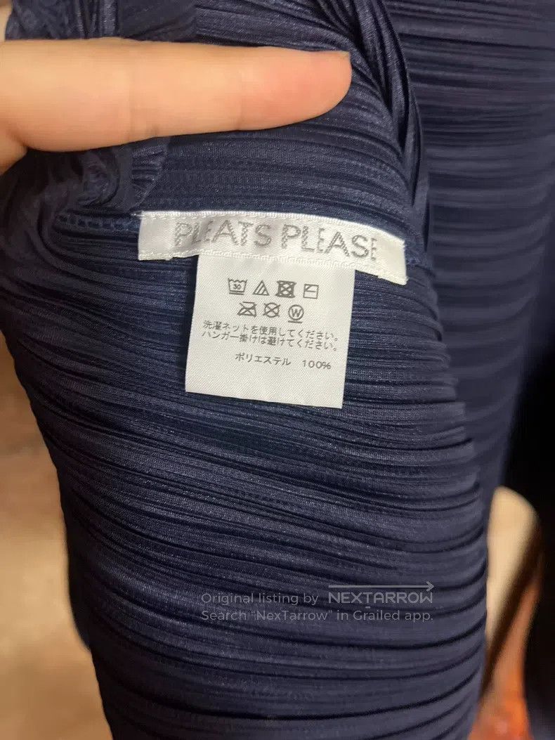 Issey Miyake Issey Miyake Blue Tank Top Size L / US 10 / IT 46 - 4 Thumbnail