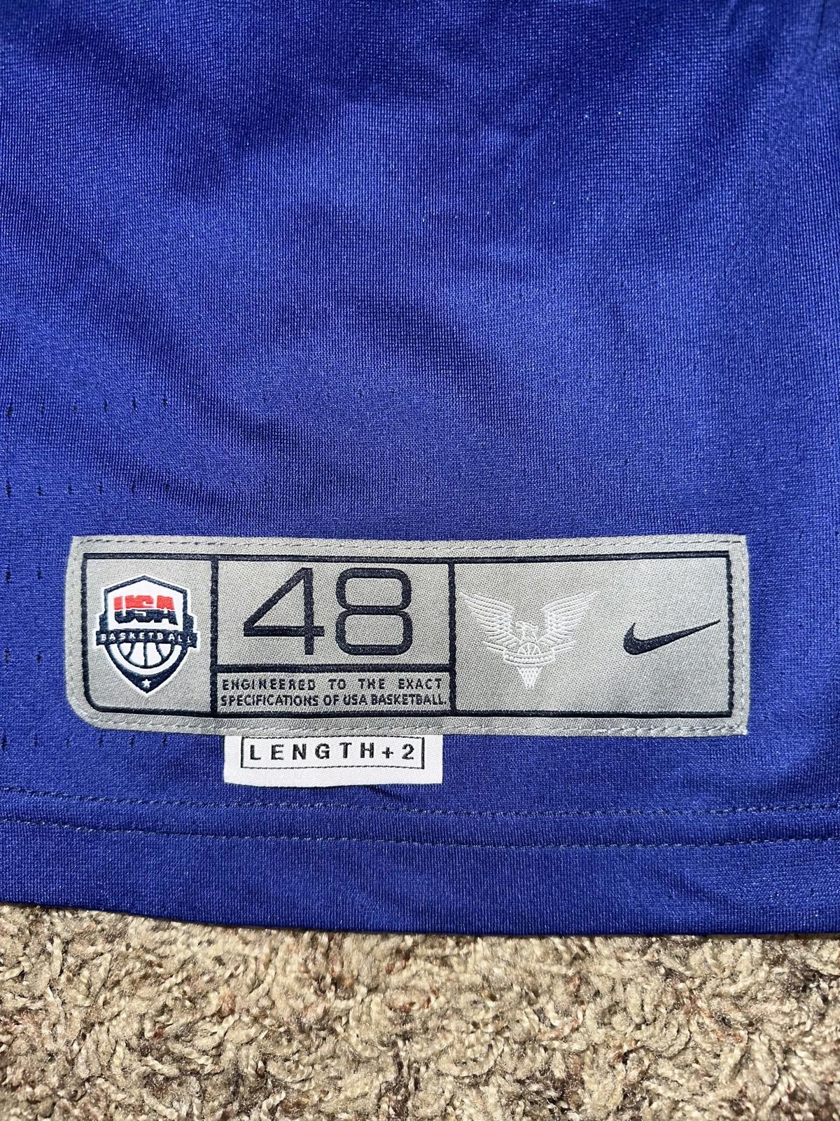 Nike Nike Men’s Elite 2016 Rio De Janeiro Olympic Team USA Game issue Jersey Size US XL / EU 56 / 4 - 3 Thumbnail