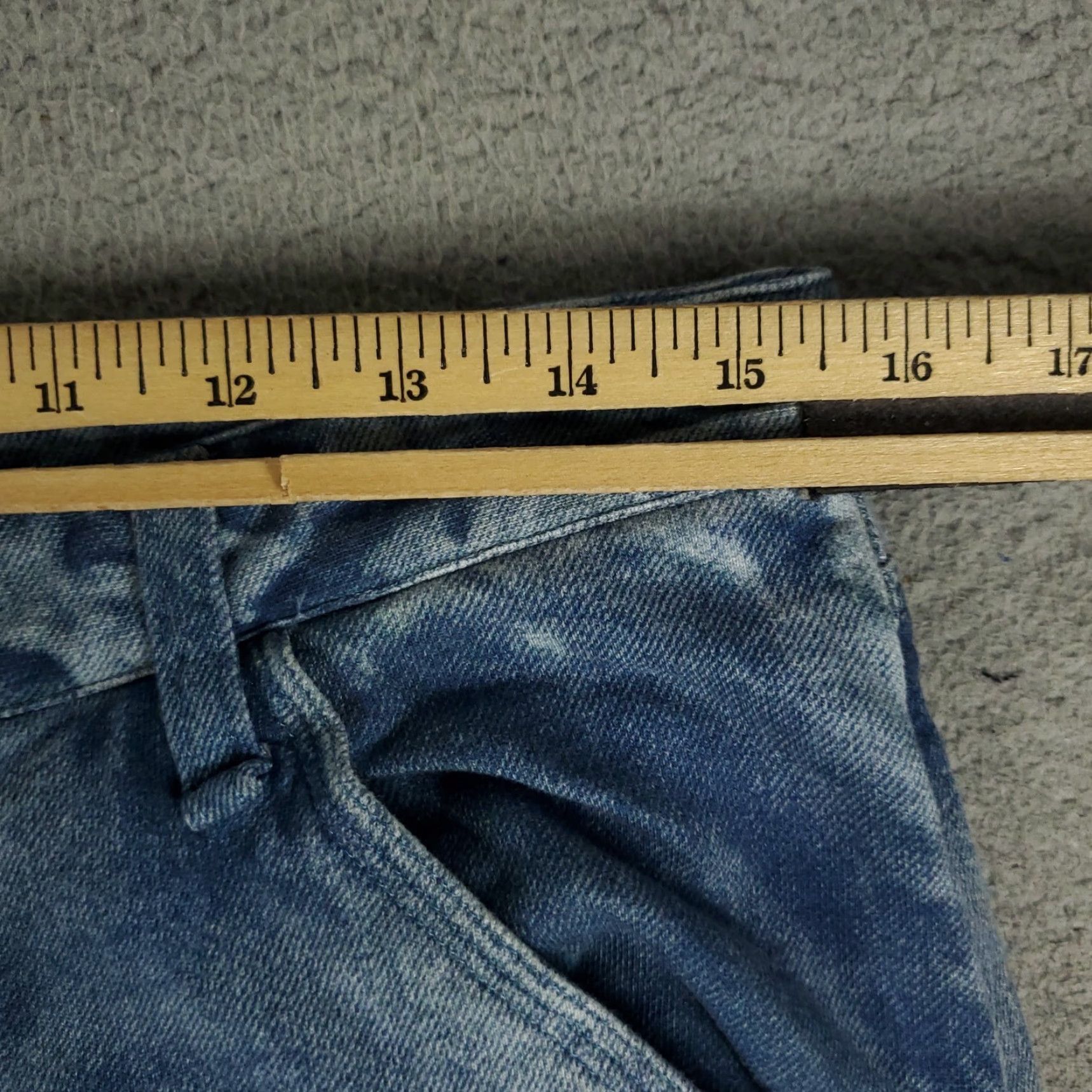 Rag & Bone Rag & Bone Jeans Womens 29X30 Relaxed Straight Carpenter Terry Cloth Lined Blue Cotton Blend Zip Button Pockets 30 In Inseam Regular Size 29 Ballroom? Size 29" - 3 Thumbnail
