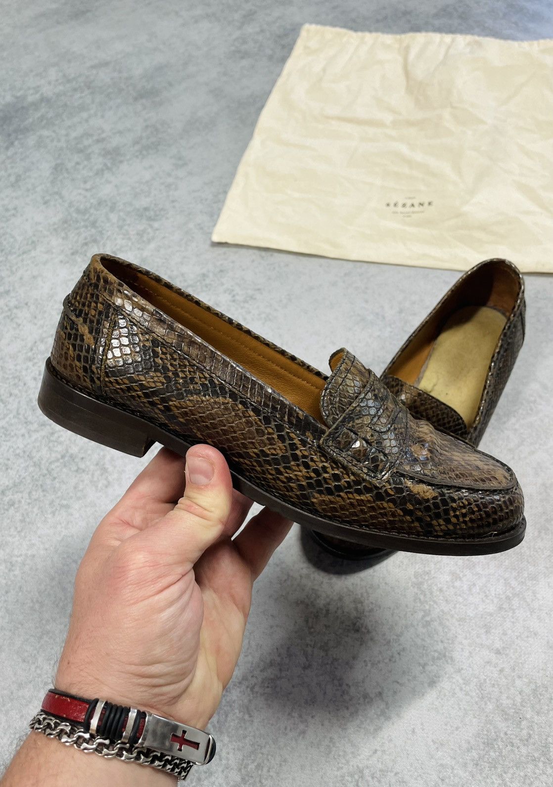 Sezane SEZANE Brown Leather Loafers Classic Flats Size 37 Size US 7 / IT 37 - 12 Thumbnail