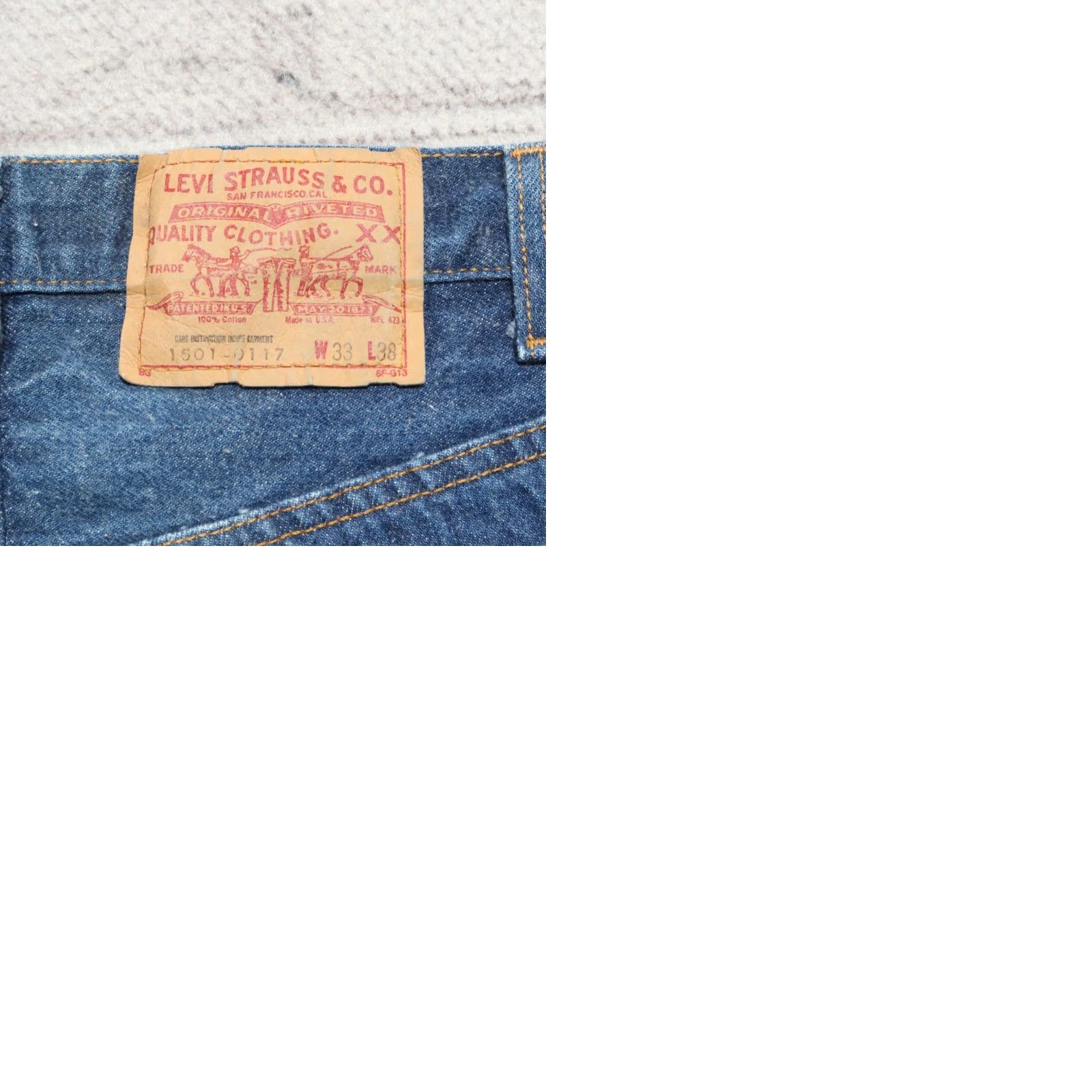 Levi's VINTAGE Levi's Jeans 501 Denim Jeans Dark Wash 30 34 Men Size 30 Dark Wash Jeans 90s Levi's Mens Size US 30 / EU 46 - 10 Thumbnail