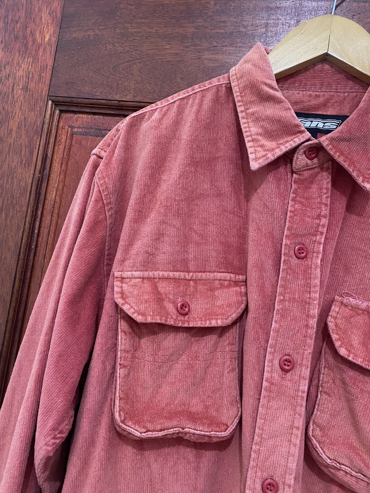 Vans × Vintage Vintage Vans Usa Skateboard Shirt Corduroy Button up Size US L / EU 52-54 / 3 - 4 Thumbnail