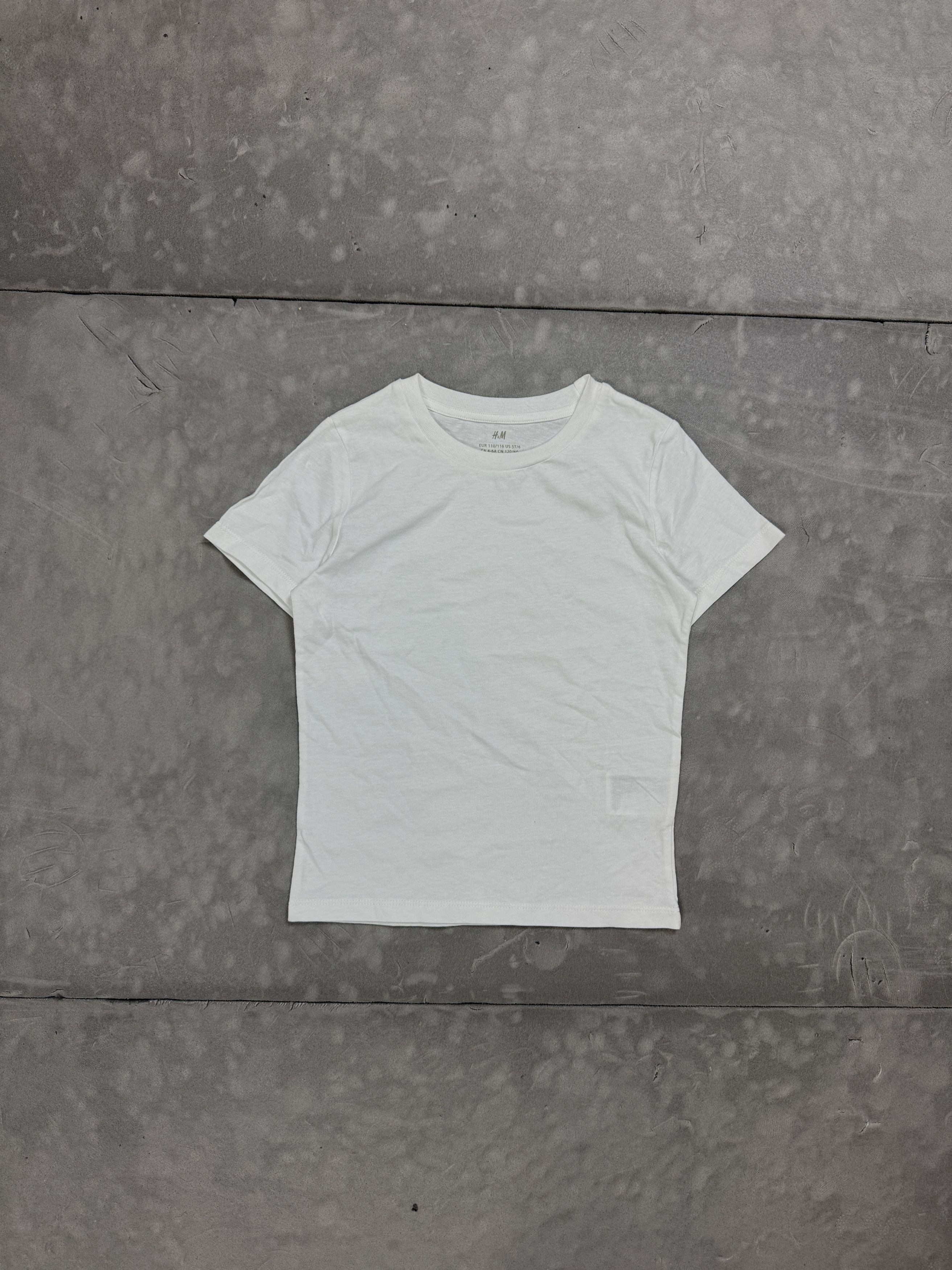 H&M H&M basic white T-shirt tee wmns cropped coquette Size XS / US 0-2 / IT 36-38 - 1 Thumbnail