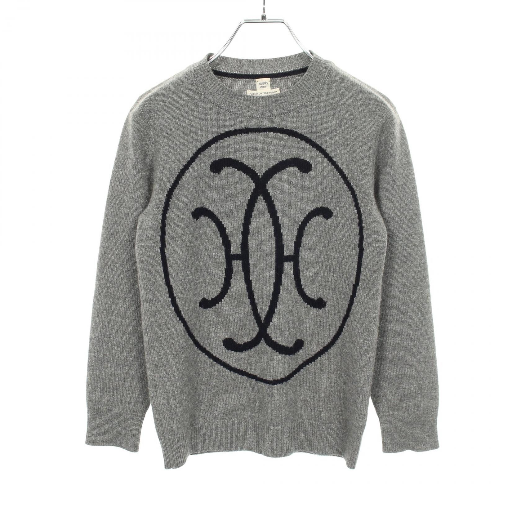 Hermes Hermes Hermes H Lift Cashmere Knit Top Textile Tops DUTY FREE for USA Size ONE SIZE - 1 Thumbnail