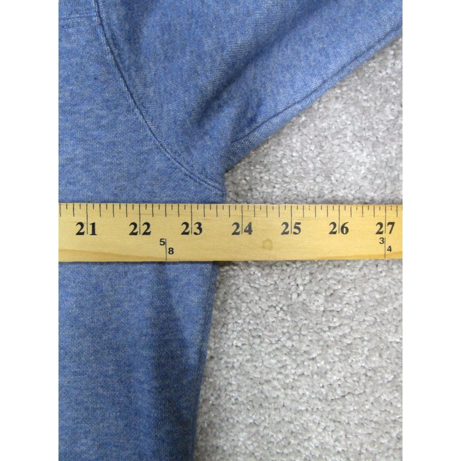 Vintage Columbia Sweater Mens Large Blue Mock Neck Pullover Fleece Cotton Half Zip Ski Hiking Golf Camp Union Casual Size US L / EU 52-54 / 3 - 7 Thumbnail