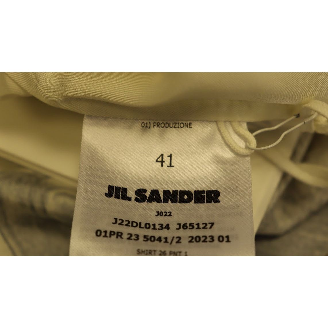Jil Sander o1rshd1 Camicia Objects Print on Fluid Viscose Shirt Size US M / EU 48-50 / 2 - 7 Thumbnail