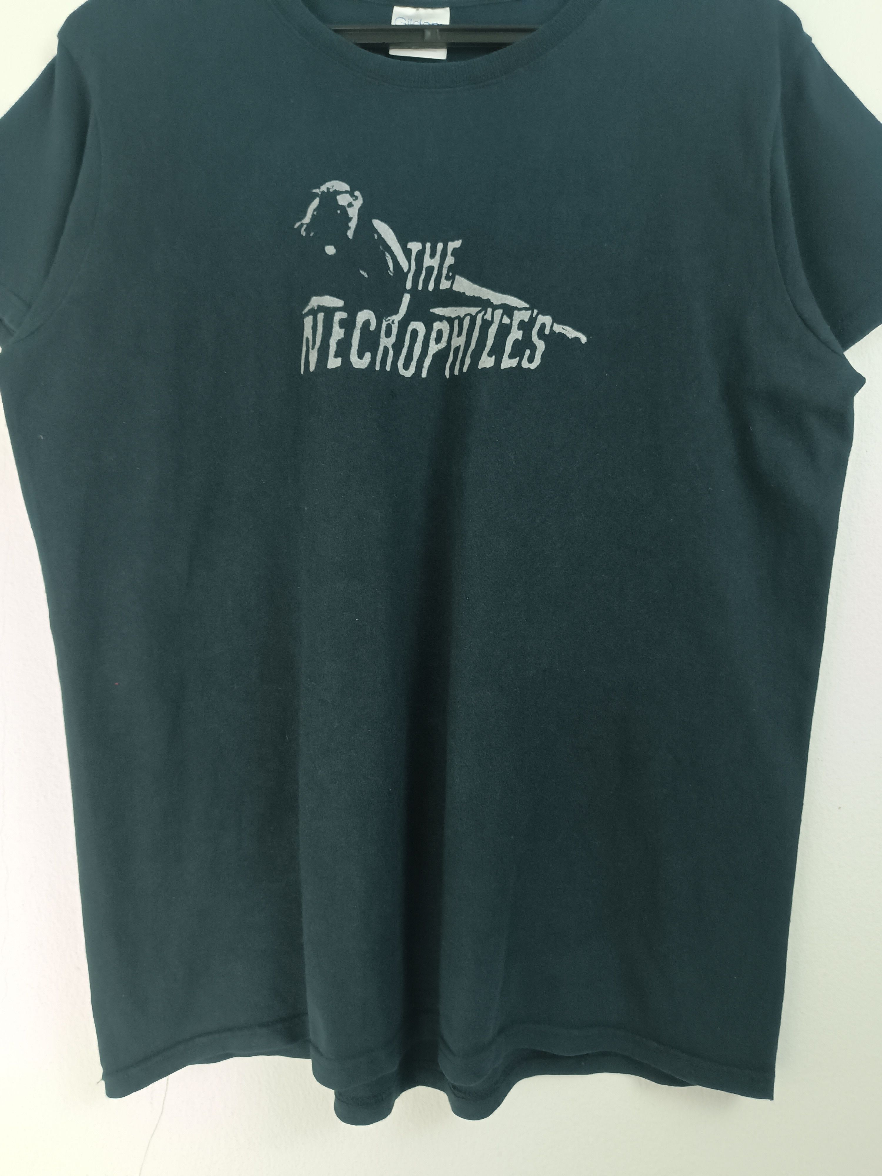 Band Tees VINTAGE Y2K THE NECROPHILES TEE metal gore horror dark Size US M / EU 48-50 / 2 - 7 Thumbnail
