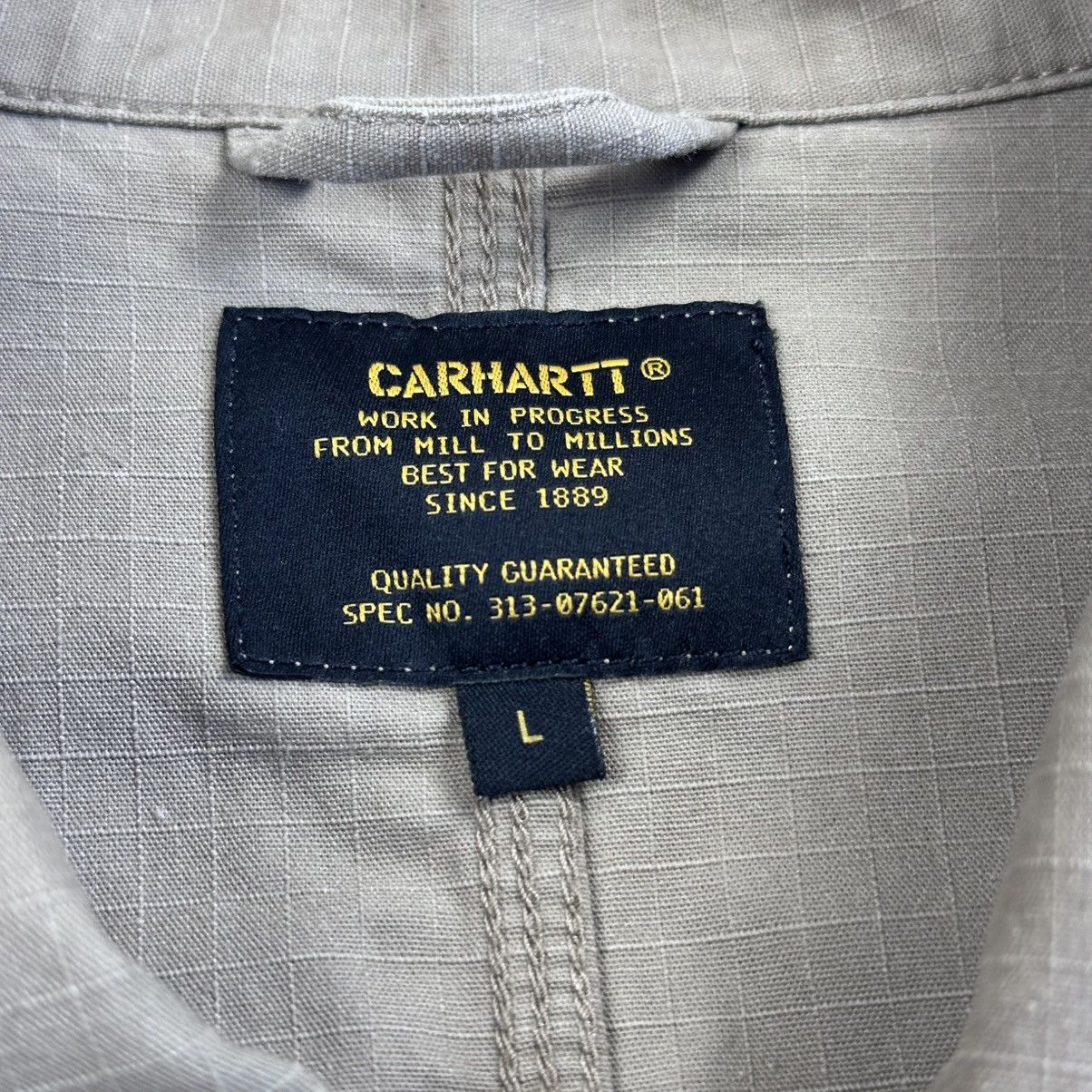Carhartt Carhartt WIP Michigan Shirt Jacket Ripstop Overshirt Jacket Size US L / EU 52-54 / 3 - 3 Thumbnail