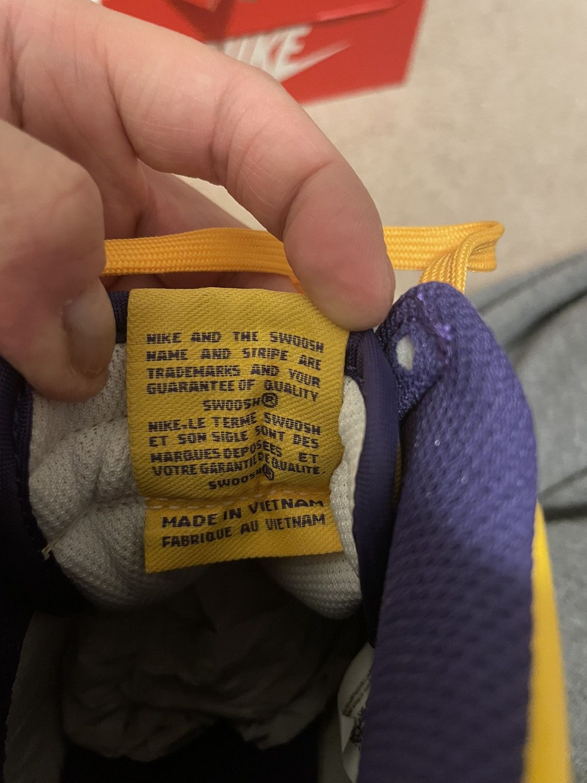 Nike Nike Dunk High Lakers Size US 8 / EU 41 - 9 Thumbnail