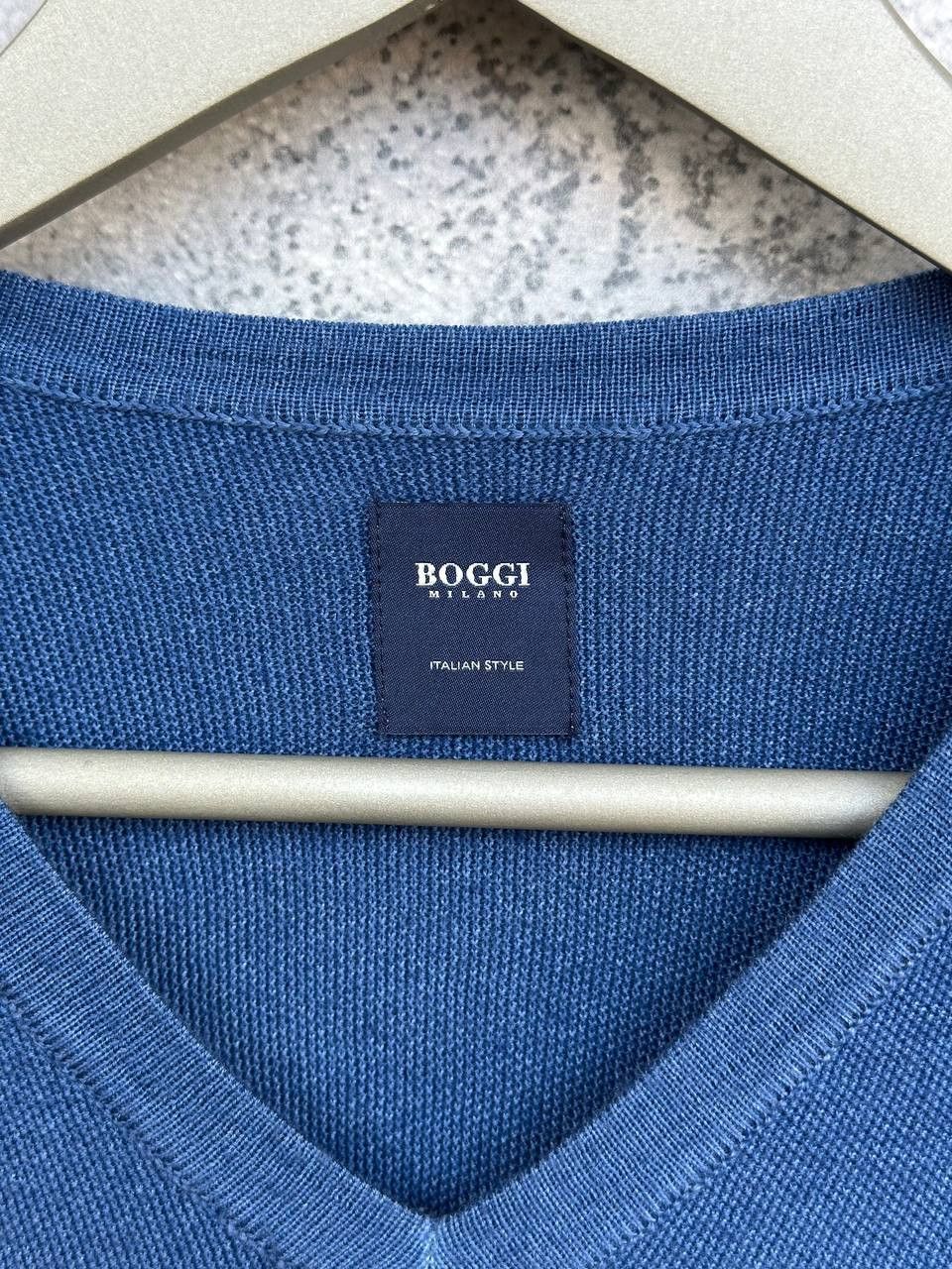 Boggi Boggi Milano Knit V-Neck Wool Sweater Jumper Italian Style Size US M / EU 48-50 / 2 - 9 Thumbnail