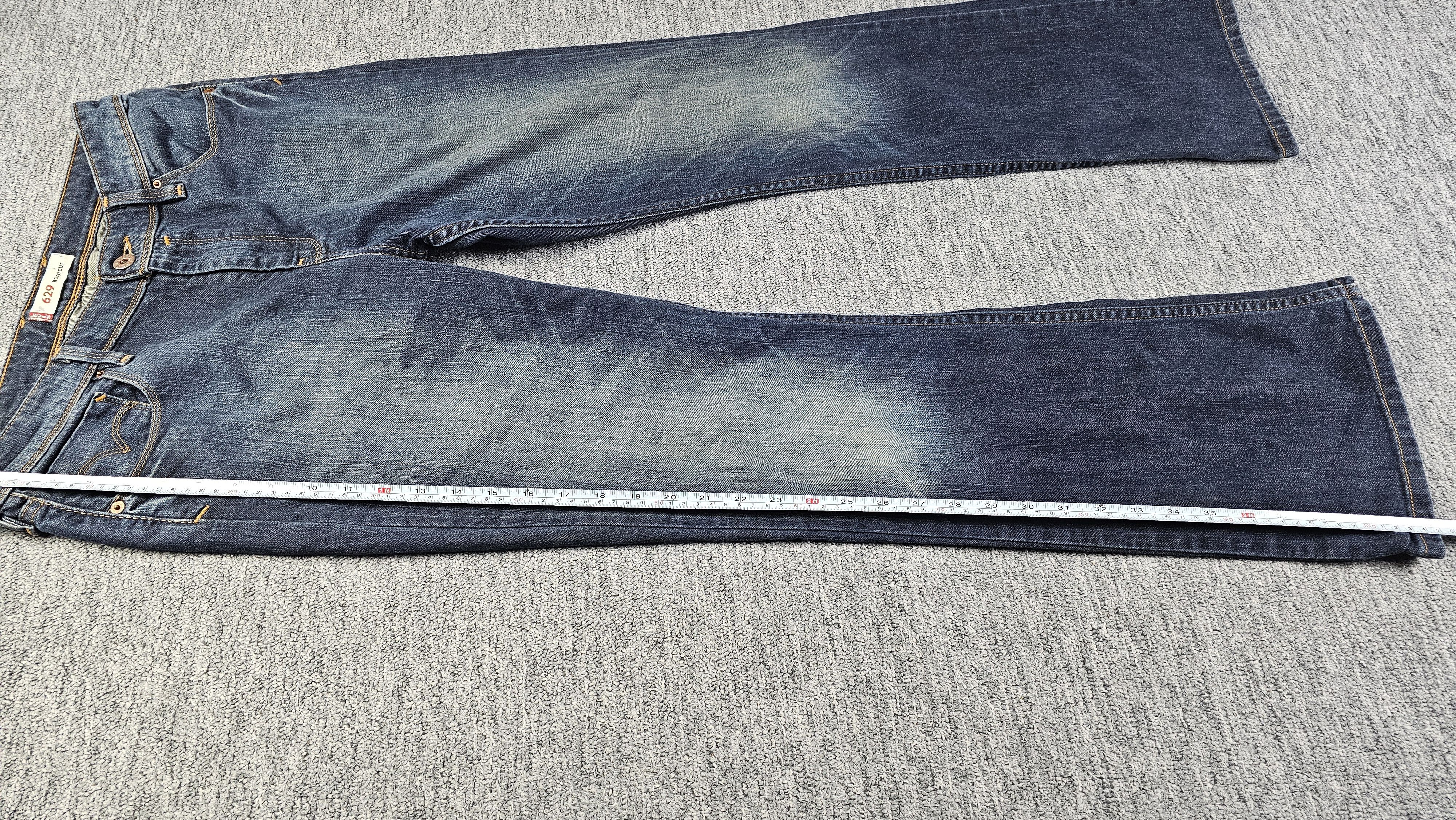 Levi's Vintage Levis 629 Bootcut Jeans Women 31x30 Blue Y2K Flare Size 31" - 10 Thumbnail