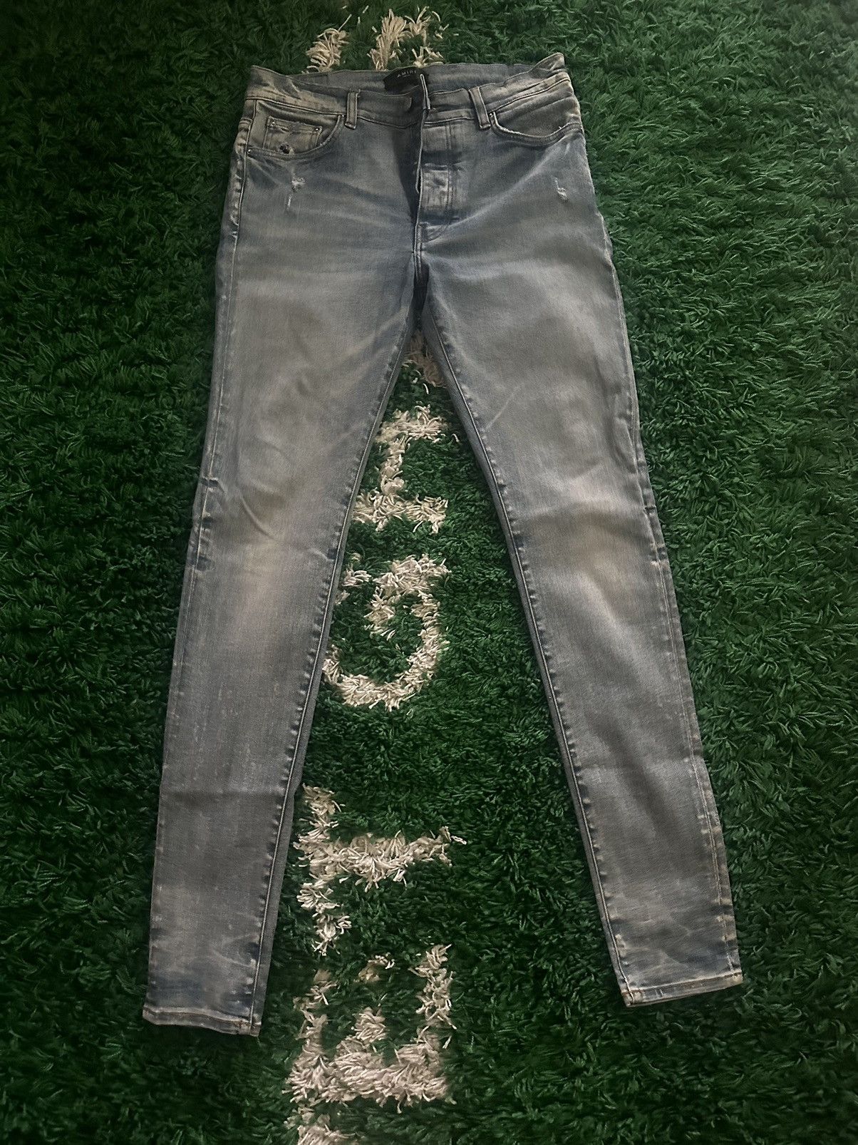 Amiri Amiri Faded Blue Jeans Size US 34 / EU 50 - 1 Thumbnail