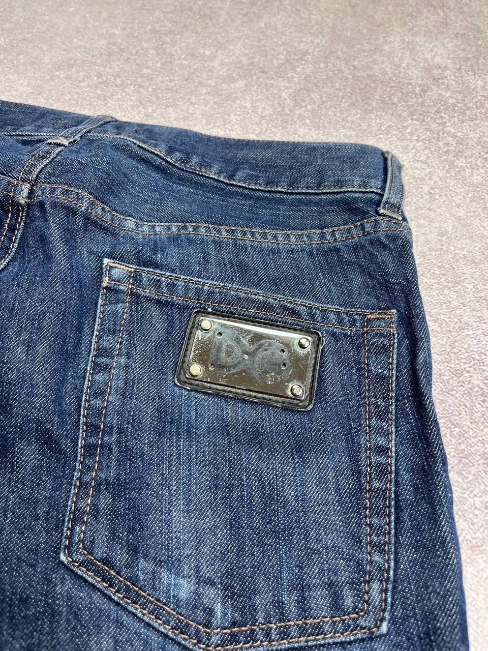 Dolce & Gabbana Vintage Dolce&Gabbana 14 Gold Baggy Flared Jeans 32 Size US 32 / EU 48 - 3 Thumbnail