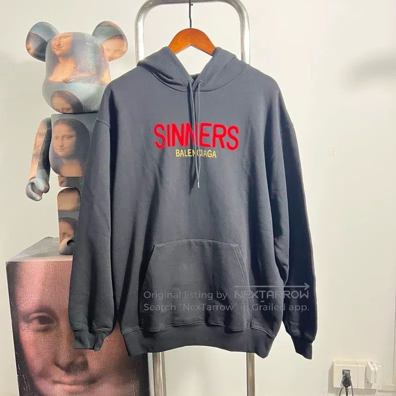 Balenciaga Balenciaga Sin hoodie Size US S / EU 44-46 / 1 - 1 Thumbnail