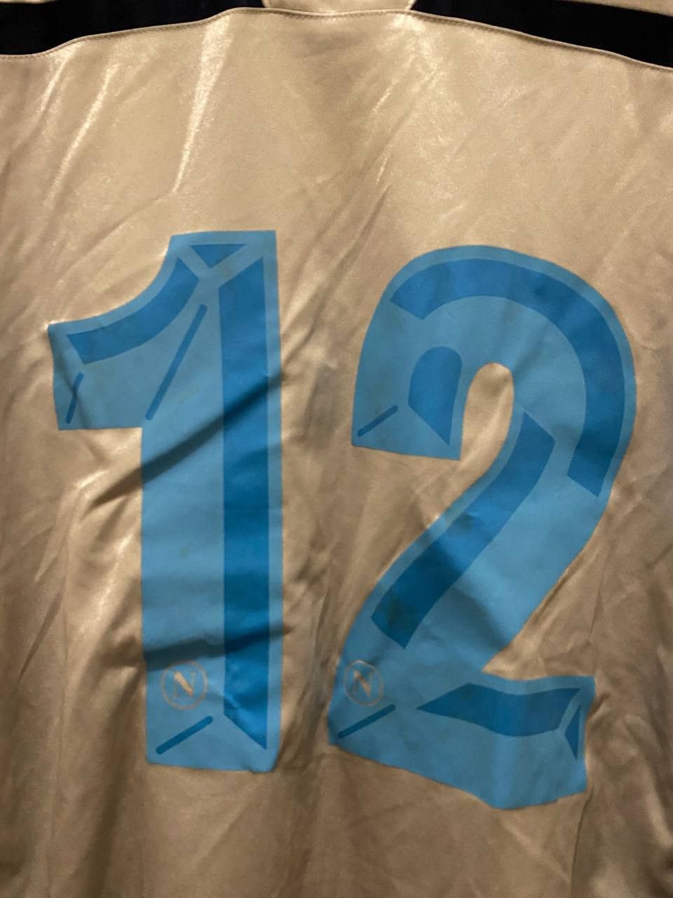 Kappa NAPOLI MATCH WORN GOALKEEPER LONG SLEEVE JERSEY Size US M / EU 48-50 / 2 - 11 Thumbnail