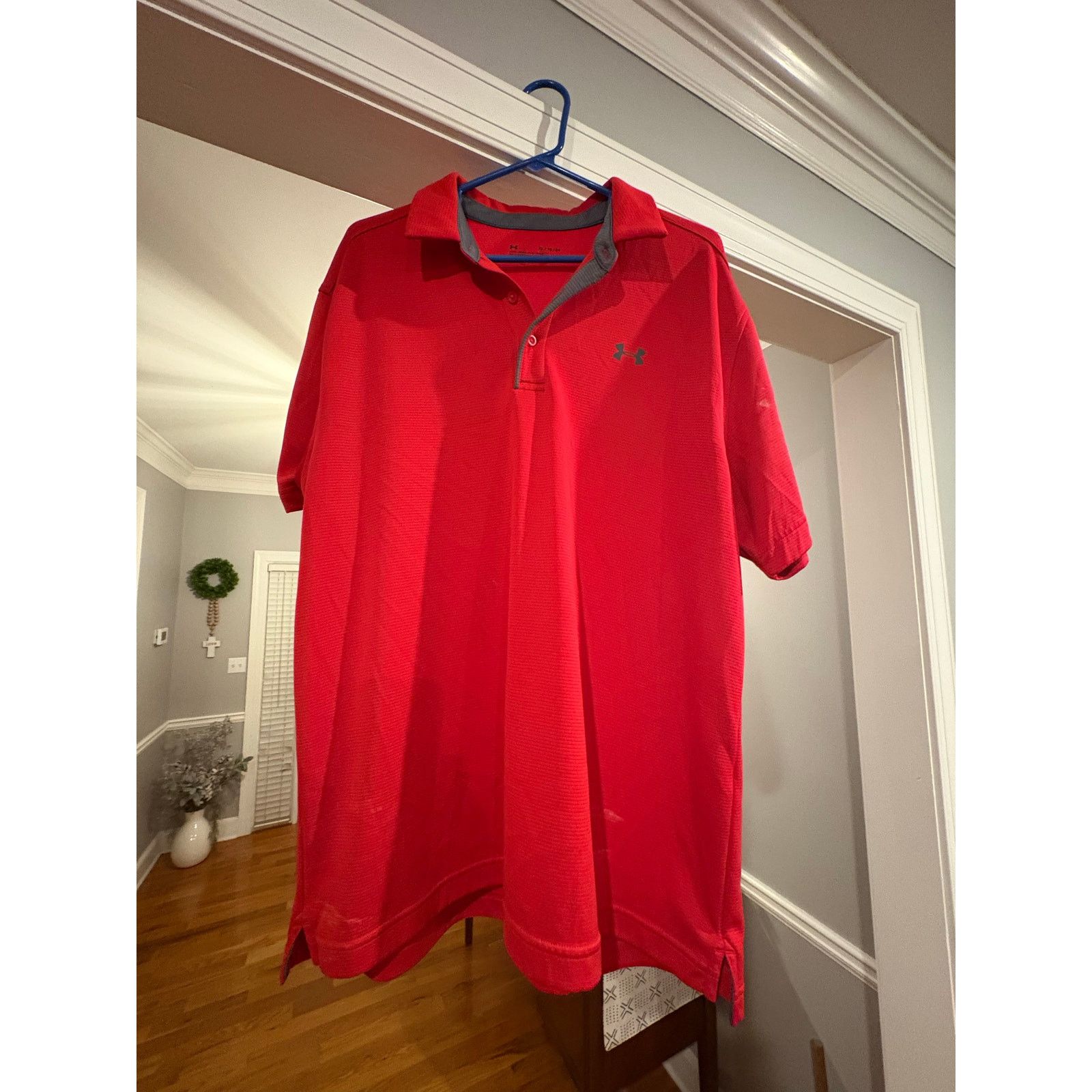 Under Armour Under Armour Men’s HeatGear Polo Shirt – XL – Red Size US XL / EU 56 / 4 - 4 Thumbnail