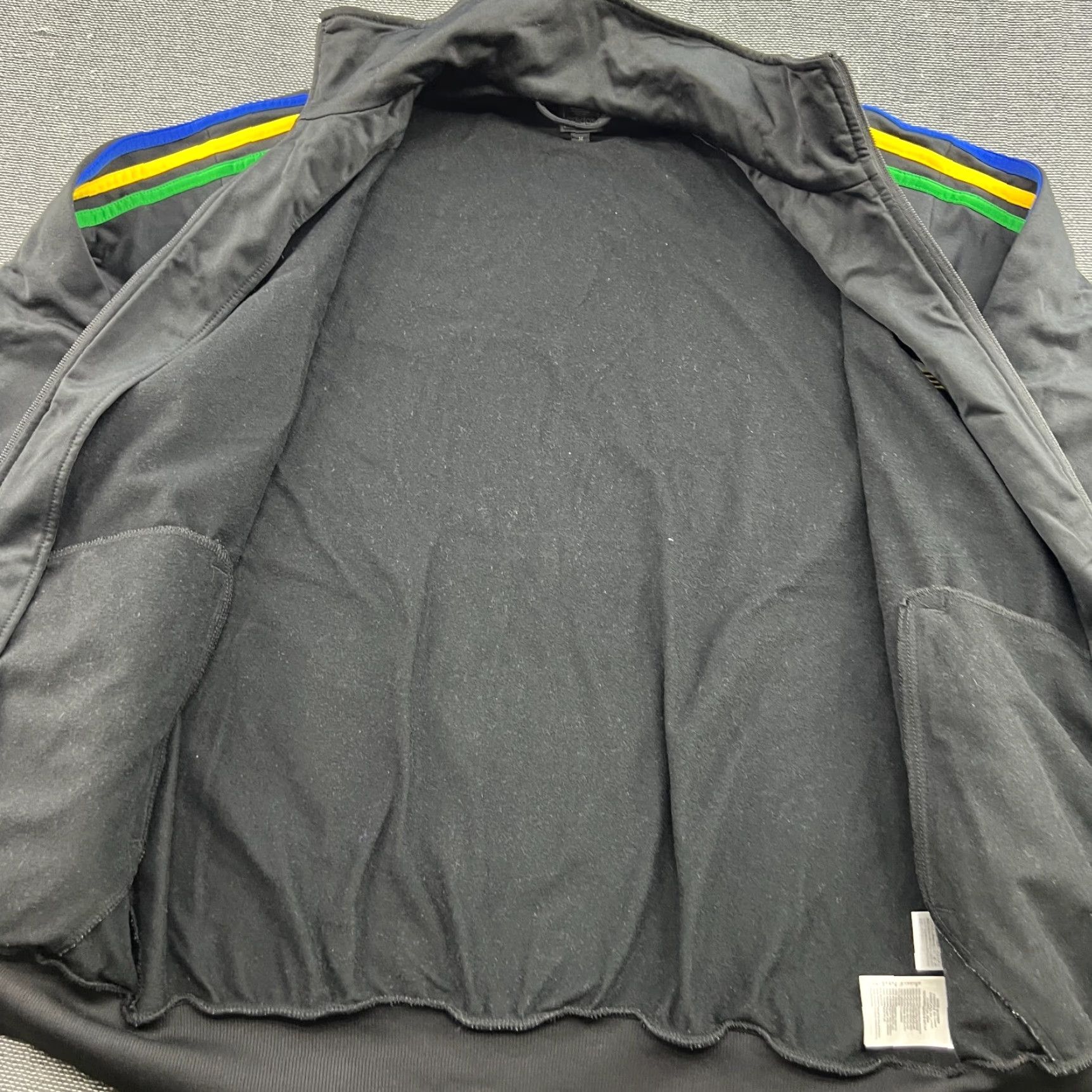 Adidas VINTAGE adidas Grun 2009 Rasta Track Jacket Mens Medium Black Full Zip Size US M / EU 48-50 / 2 - 6 Thumbnail