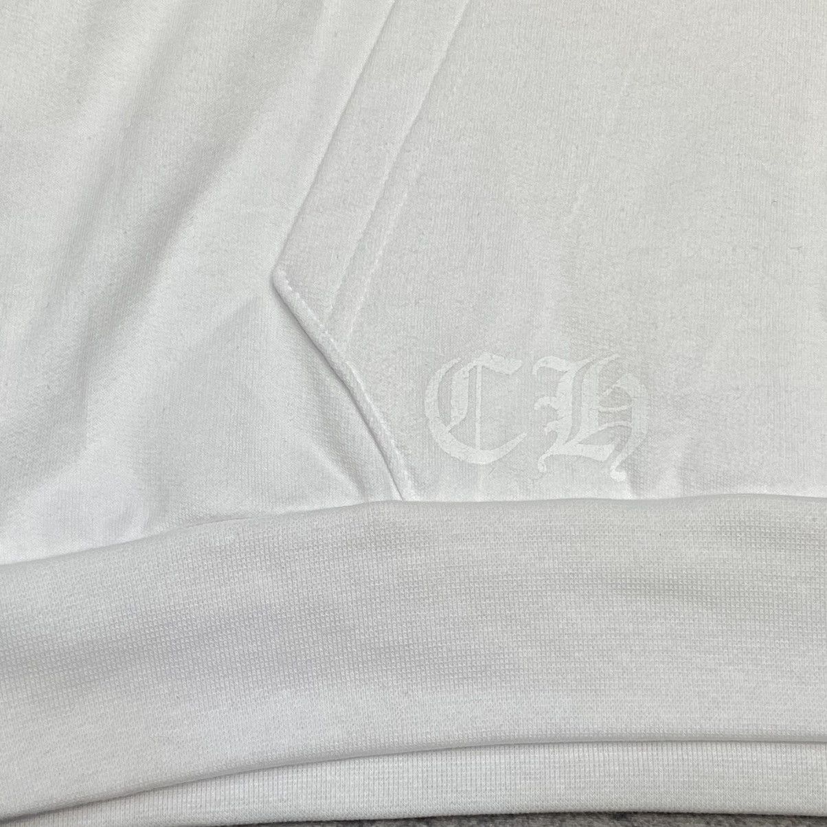 Chrome Hearts CHROME HEARTS HorseShoe Floral Hoodie WHITE Size US L / EU 52-54 / 3 - 7 Thumbnail