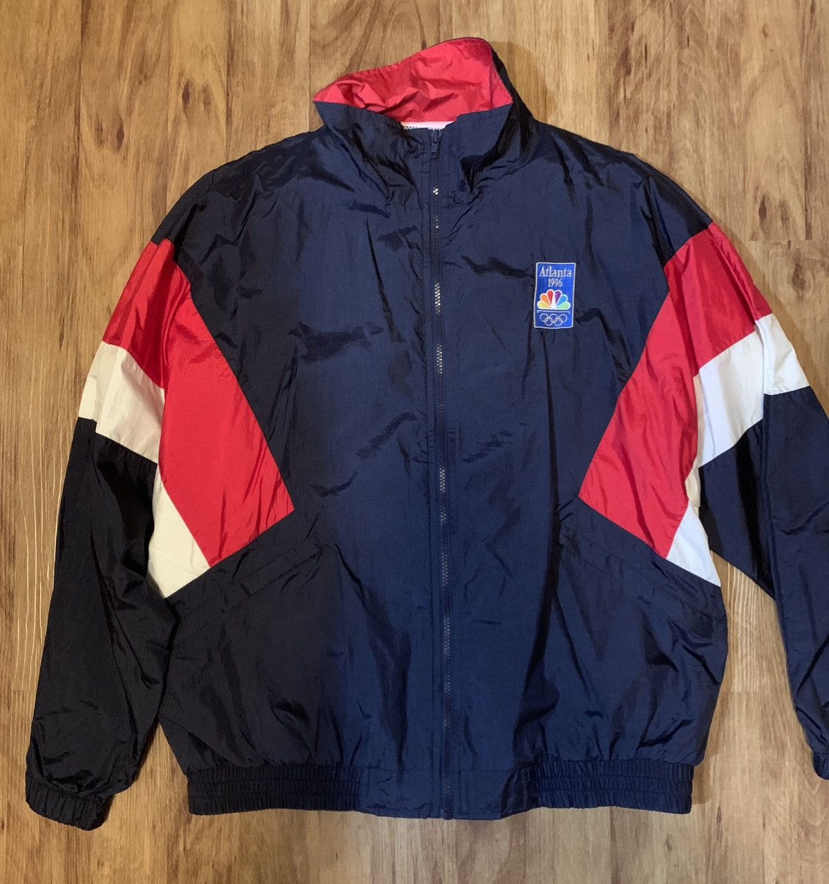 Champion Navy Blue 1996 Atlanta Olympics Champion Jacket Size US L / EU 52-54 / 3 - 1 Thumbnail