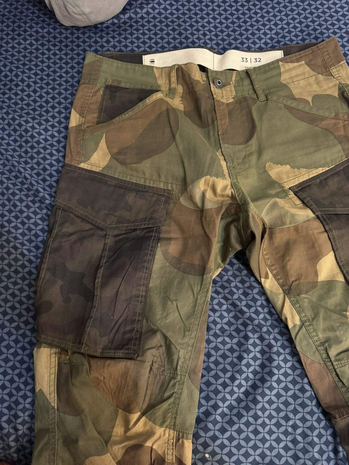 G-Star G Star Raw Camo Cargo Size US 33 - 2 Thumbnail