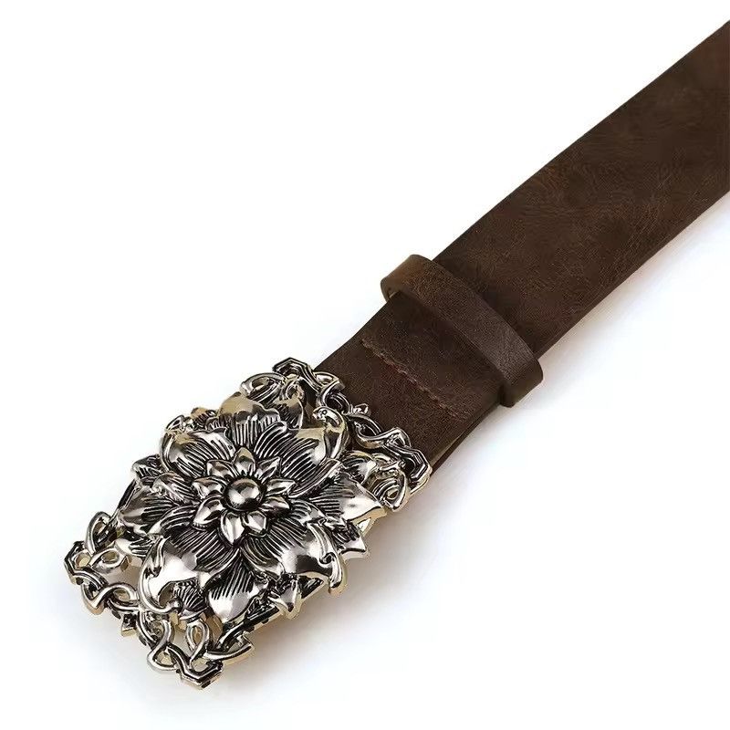 Japanese Brand Rose Buckle Belt Size 30 - 2 Thumbnail