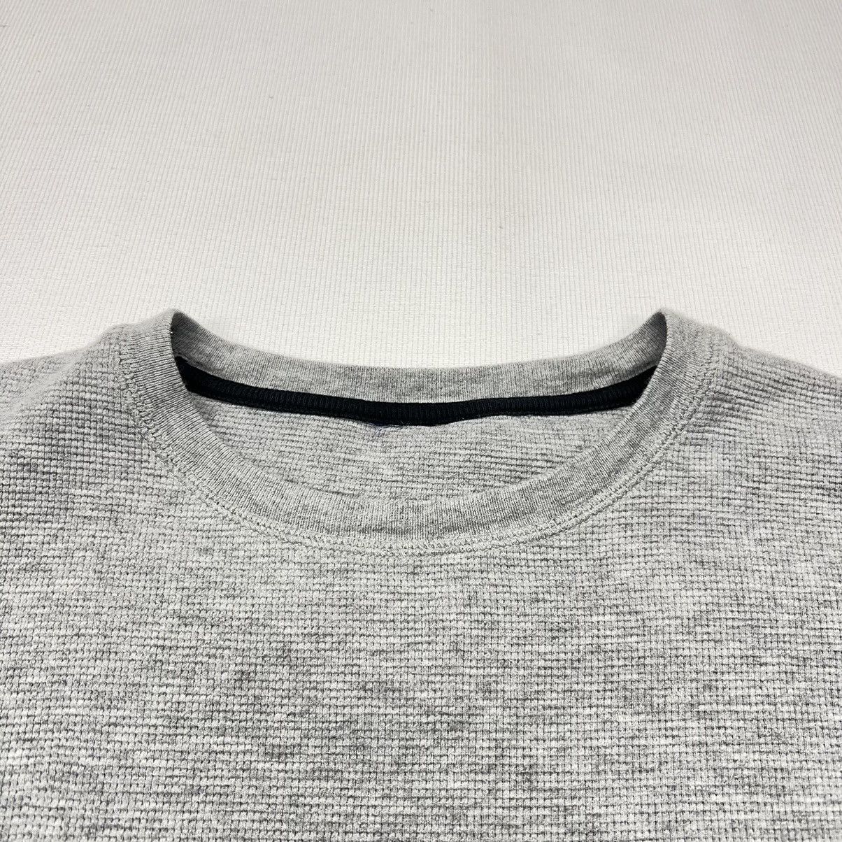 Polo Ralph Lauren Polo Ralph Lauren Thermal Shirt Grey Waffle Knit Logo Y2K Size US L / EU 52-54 / 3 - 5 Thumbnail