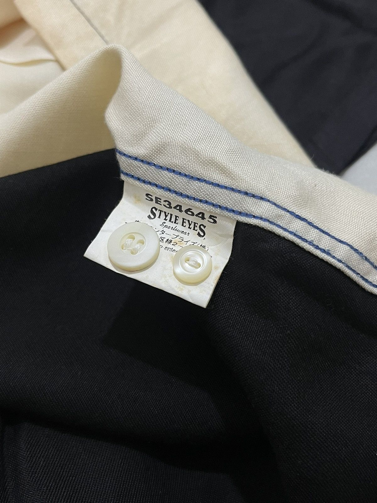 Toyo Enterprises Style eyes & co sportswear rayon bowling shirt two tone Size US M / EU 48-50 / 2 - 8 Thumbnail