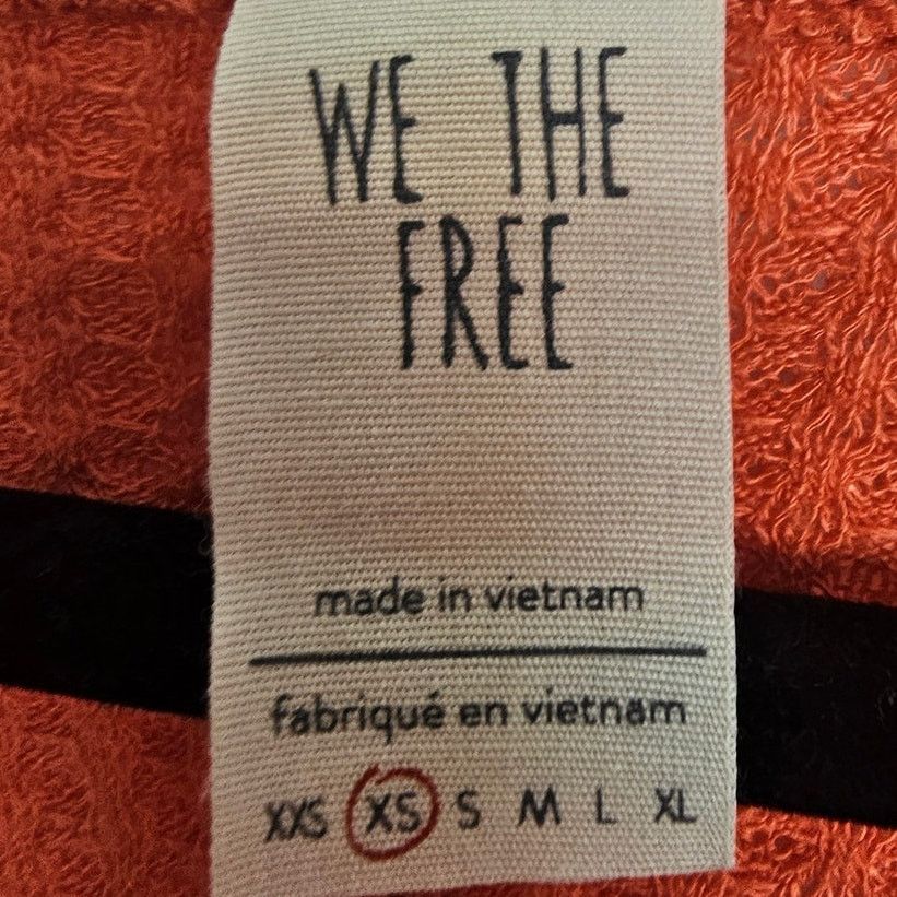 Free People Free People Catalina Orange Waffle Knit Thermal Tunic XS Size XS / US 0-2 / IT 36-38 - 7 Thumbnail