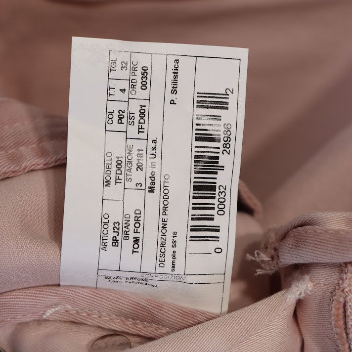 Tom Ford o1rshd1 Denim Pants in Light Pink Size US 30 / EU 46 - 11 Thumbnail