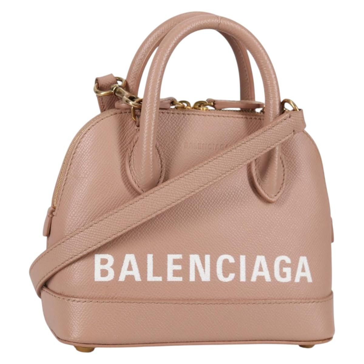 Balenciaga Balenciaga Logo Ville Bag Leather Size ONE SIZE - 1 Thumbnail