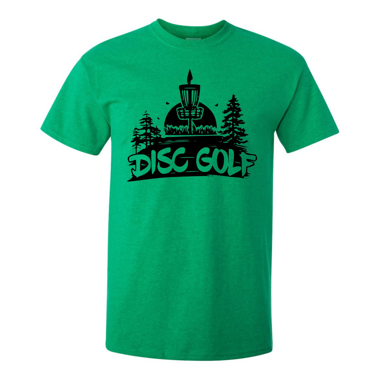 Gildan Disc Golf T Shirt DISCGOLF SUNSET Discgolfer Shirt Size US XL / EU 56 / 4 - 7 Thumbnail