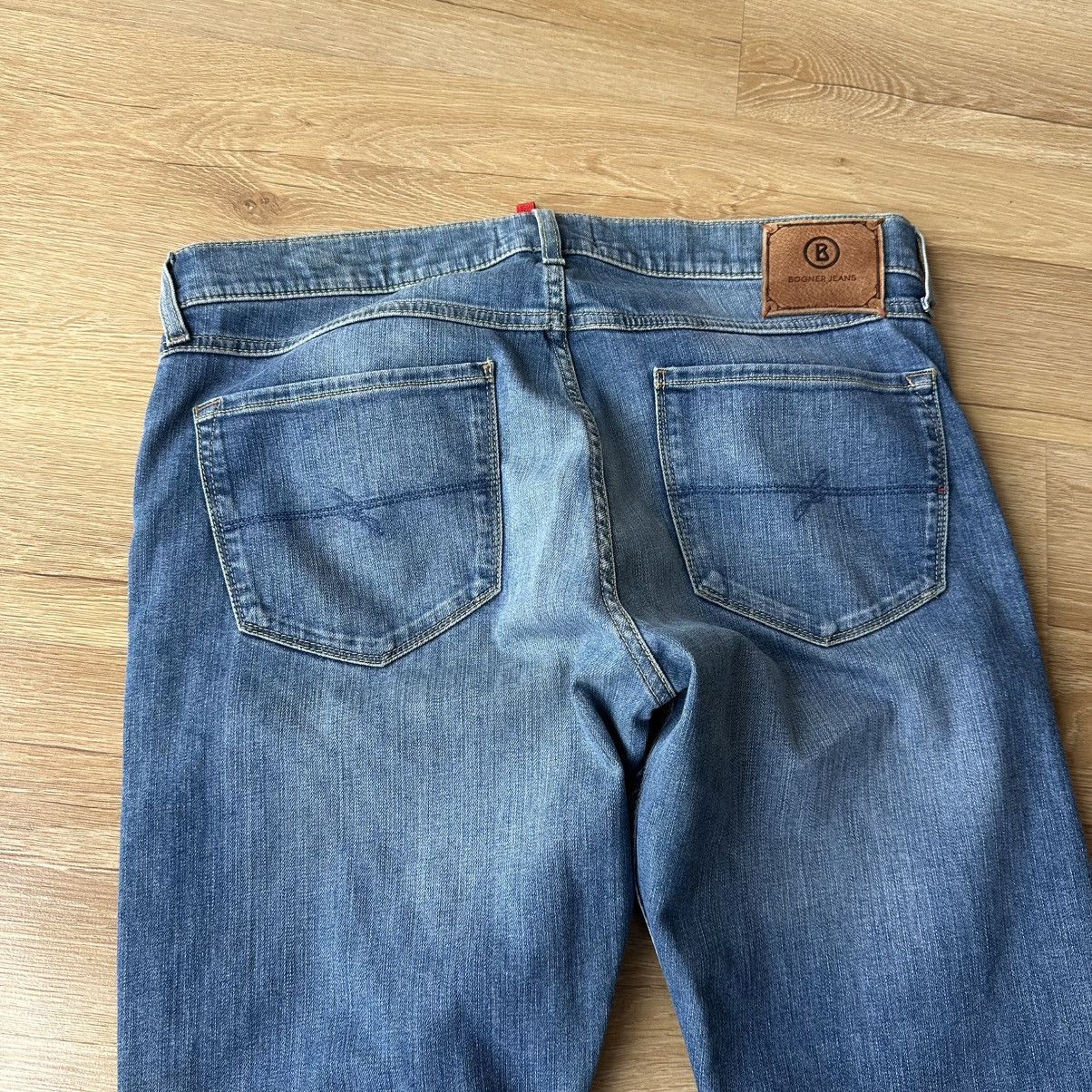 Bogner Vintage Bogner Dark Blue Washed Relaxed fit jeans Size US 34 / EU 50 - 15 Thumbnail