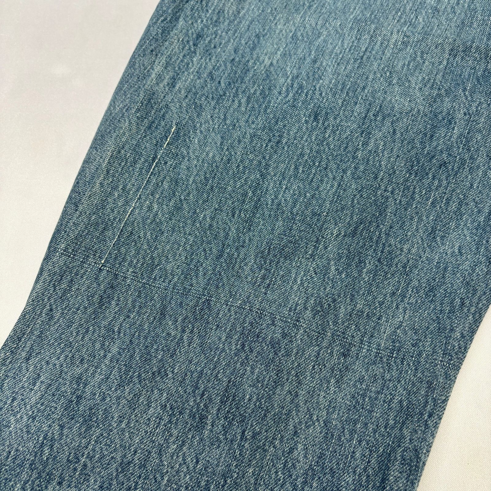 Sid Mashburn $185 Sid Mashburn Light Wash Denim 35x34 Slim Straight Jeans Size US 35 - 11 Thumbnail