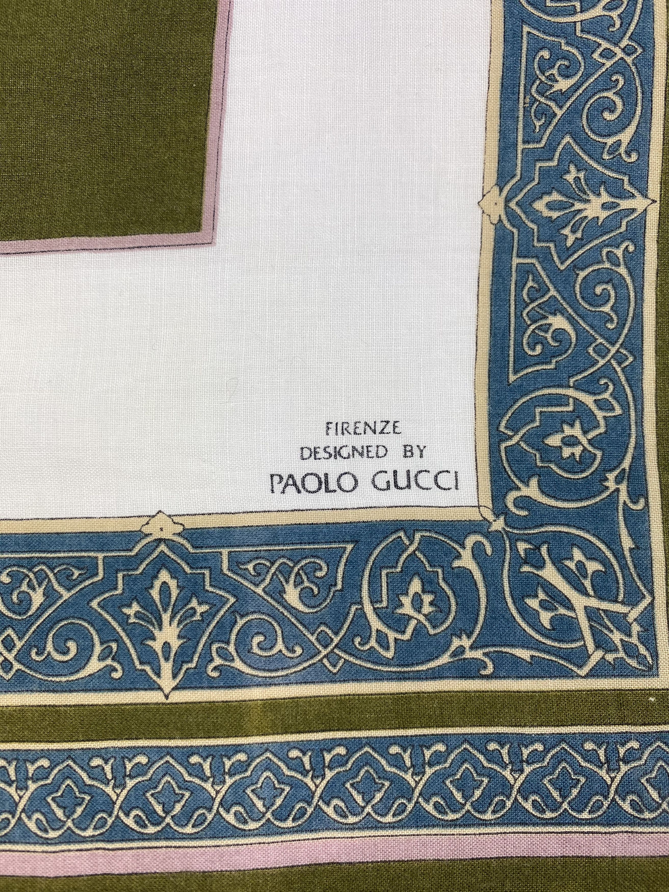 Paolo Gucci Paolo Gucci Handkerchief / Bandana / Neckerchief Size ONE SIZE - 5 Thumbnail