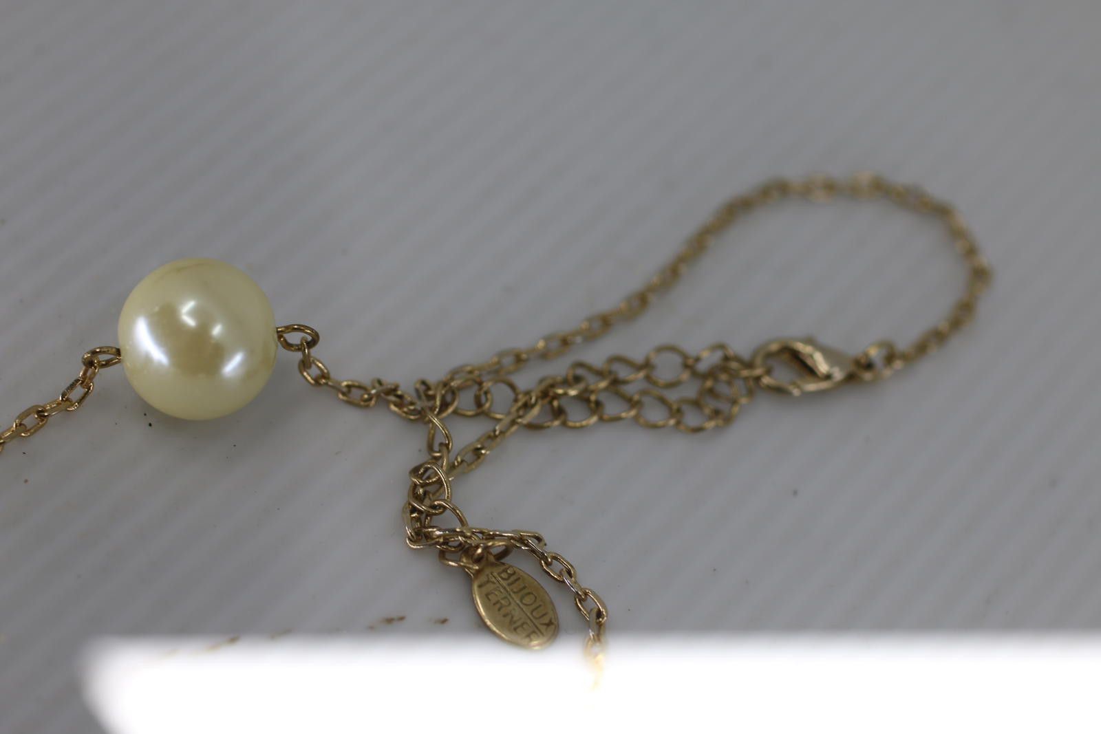 The Unbranded Brand Bijoux Ternier Faux Pearl Necklace & Earrings Set Gold Tone Size ONE SIZE - 12 Thumbnail