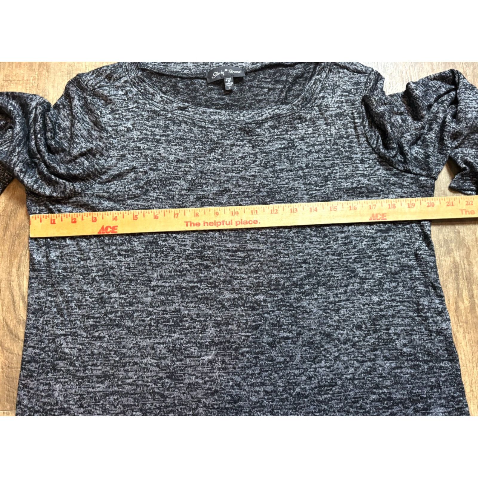 Vintage SLINKY BRAND Blouse Womens Large Black Rayon Blend Stretchy Light Weight USA Blouse Womens Large Black Rayon Blend Stretchy Light Weight USA Size L / US 10 / IT 46 - 4 Thumbnail