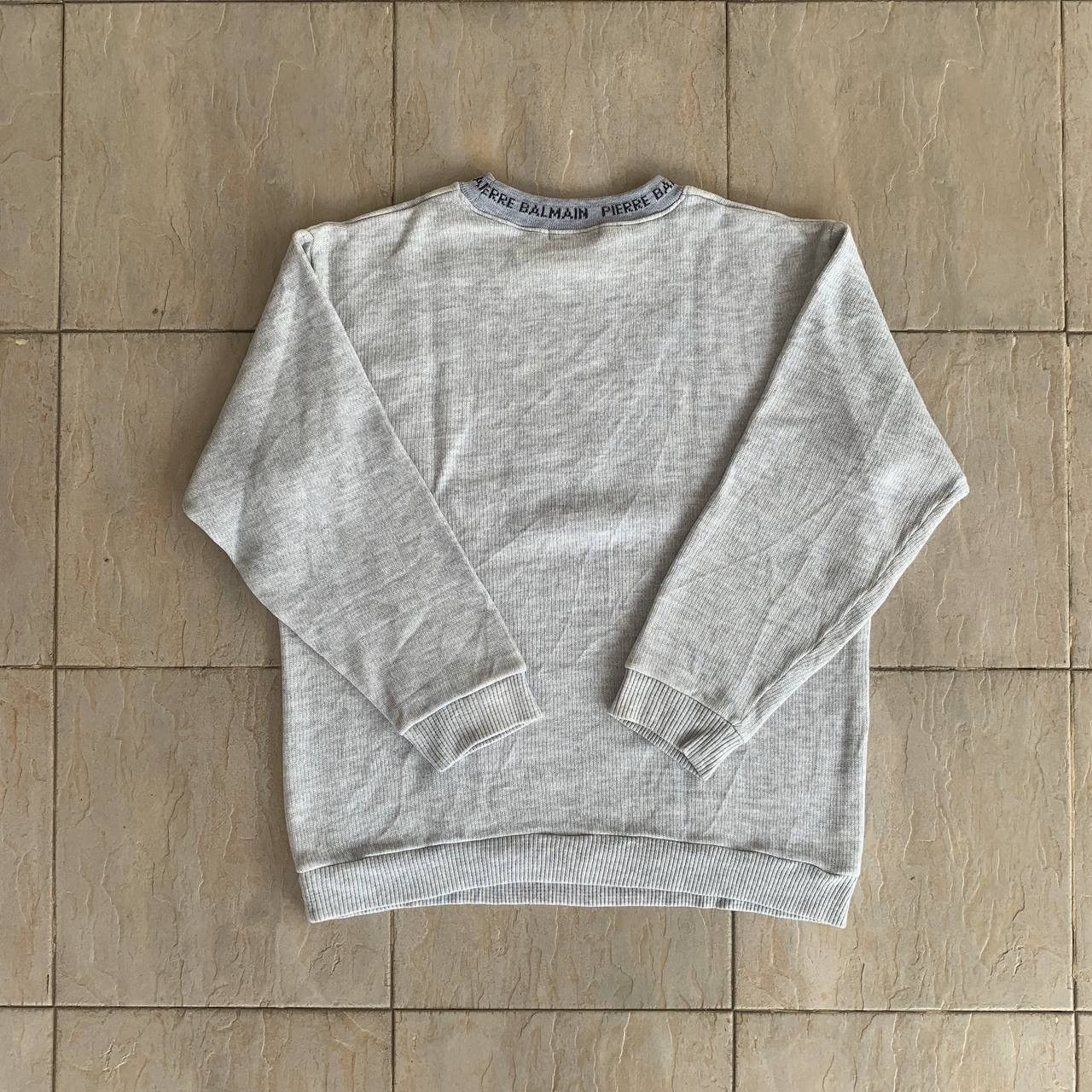 Balmain Vintage BALMAIN Embroidered Logo Sweatshirt Size US M / EU 48-50 / 2 - 2 Thumbnail