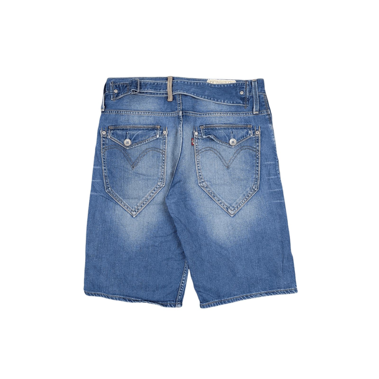 Levi's × Levi's Vintage Clothing × Vintage 💎Size 32 Levi's 506 Engineered Shorts Jorts Loose Denim Size US 32 / EU 48 - 2 Thumbnail