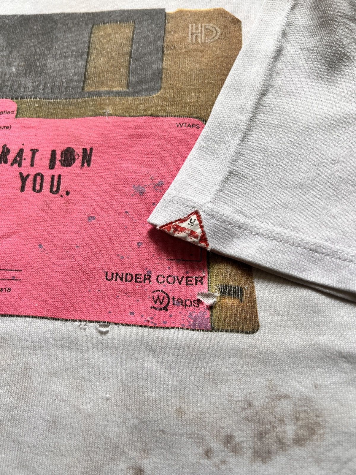 Jun Takahashi Trashed Vtg Undercover GFY x Wtaps “Overload Deadly” Tshirt Size US L / EU 52-54 / 3 - 15 Thumbnail