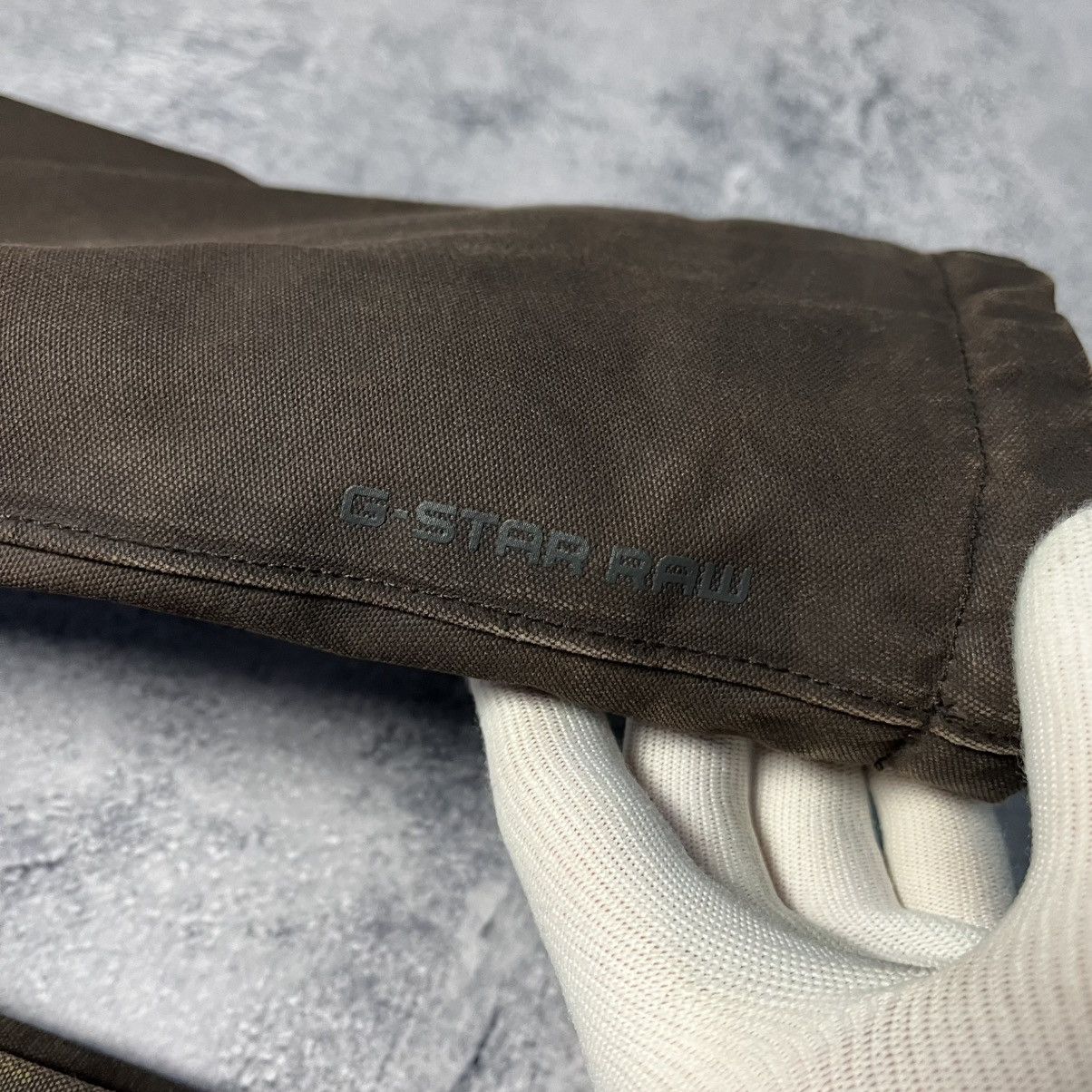 G-Star Vintage G-Star RAW Waxed Distressed Astron Parka 3301 Jacket Size US L / EU 52-54 / 3 - 15 Thumbnail