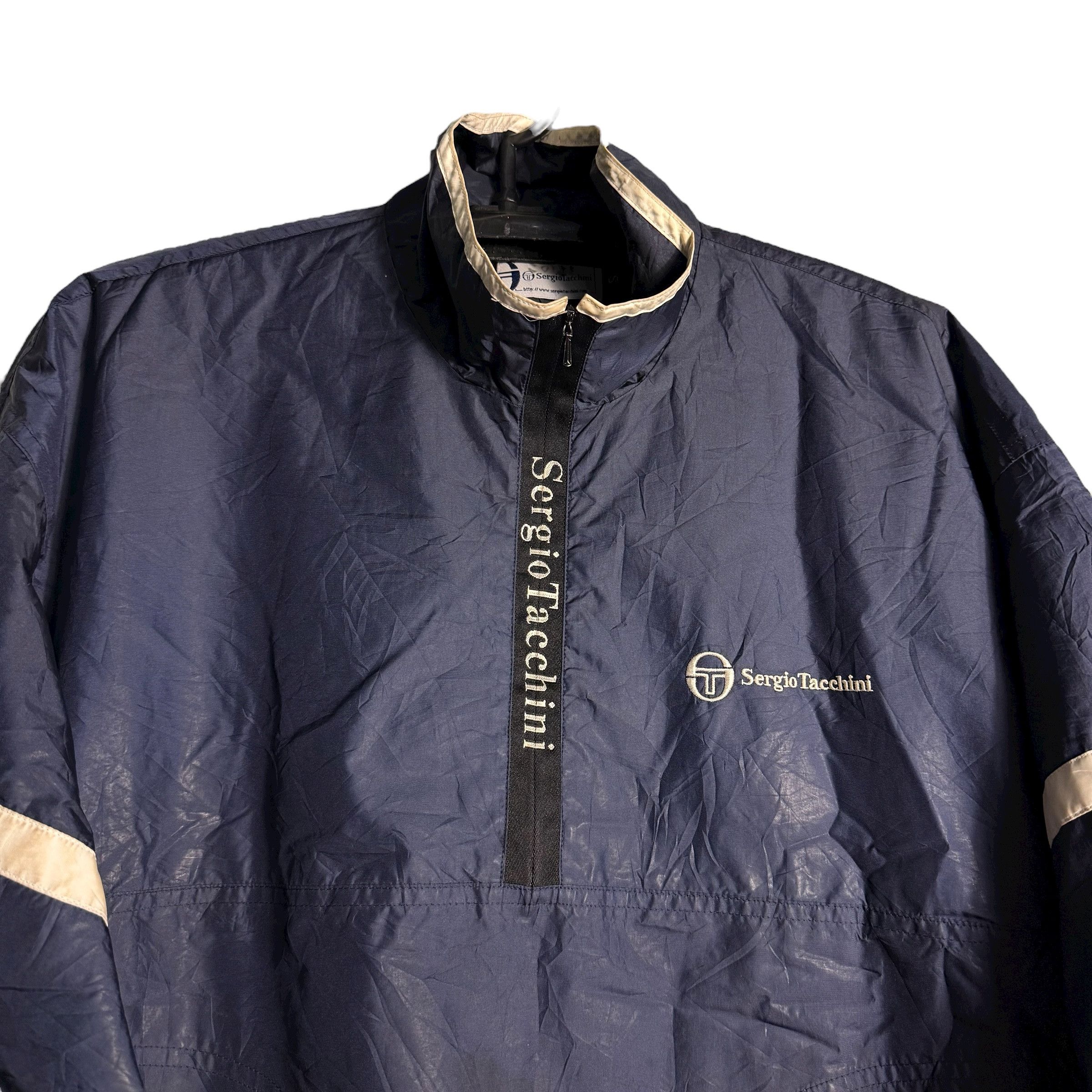Sergio Tacchini 🔥RARE🔥Vintage Sergio Tacchini Tennis Half-Zip Windbreaker Size US S / EU 44-46 / 1 - 2 Thumbnail