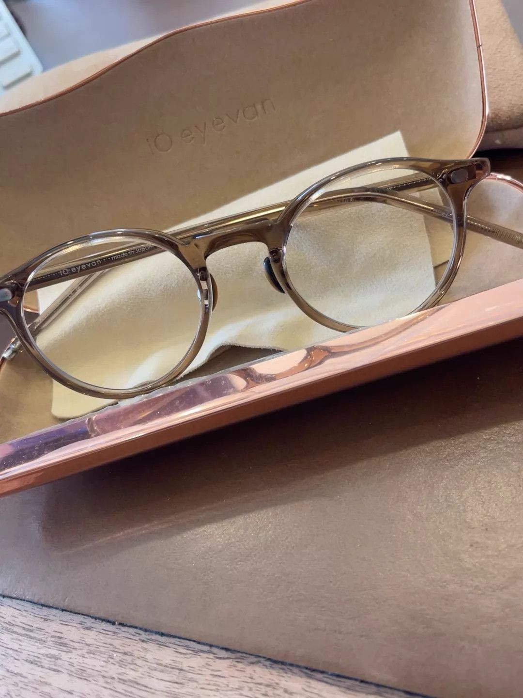 Other 10eyevan no.3 Classic Brown Eyewear 45-22-147 Size ONE SIZE - 9 Thumbnail