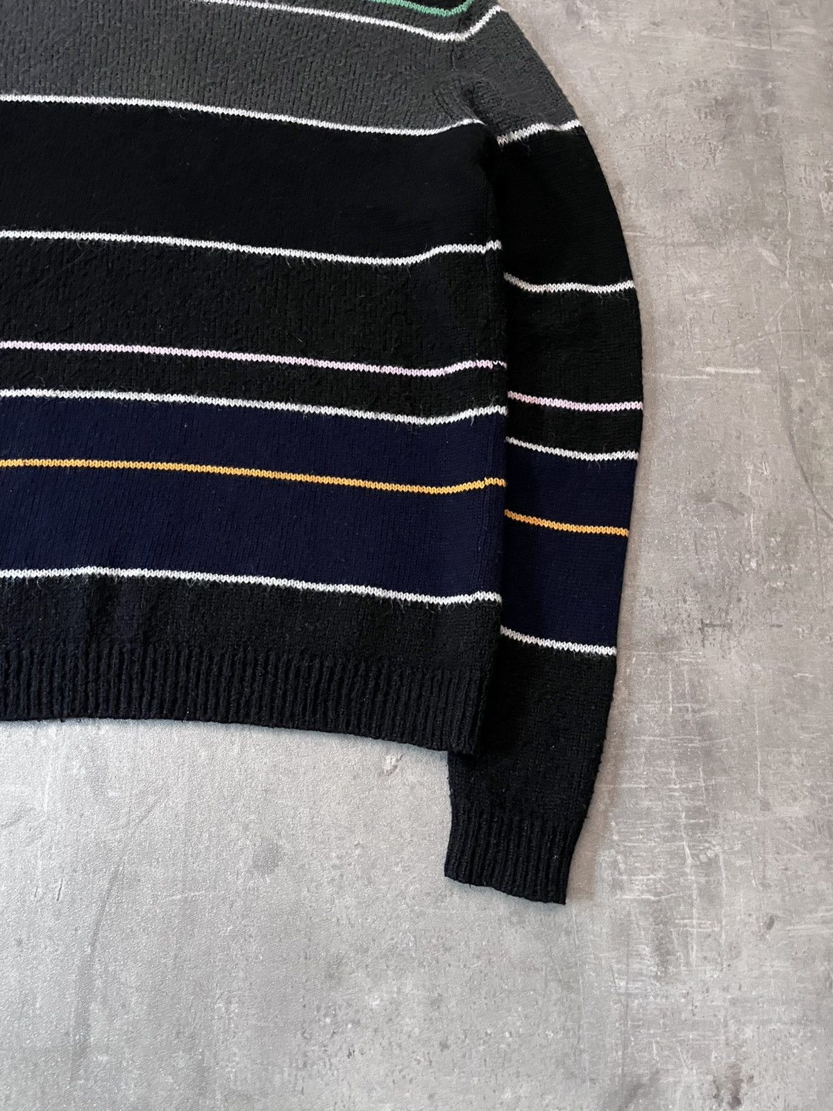Raf Simons Raf Simons A/W 2013 Striped mohair blend sweater Size US L / EU 52-54 / 3 - 3 Thumbnail